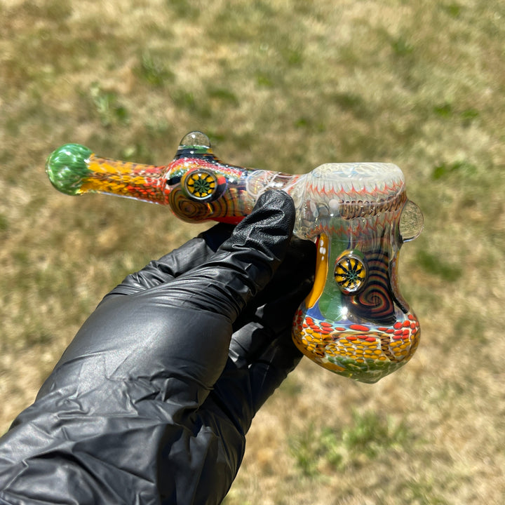 Glass Berry Cupcake Hammer Bubbler Glass Pipe Glass Berry Cupcake   