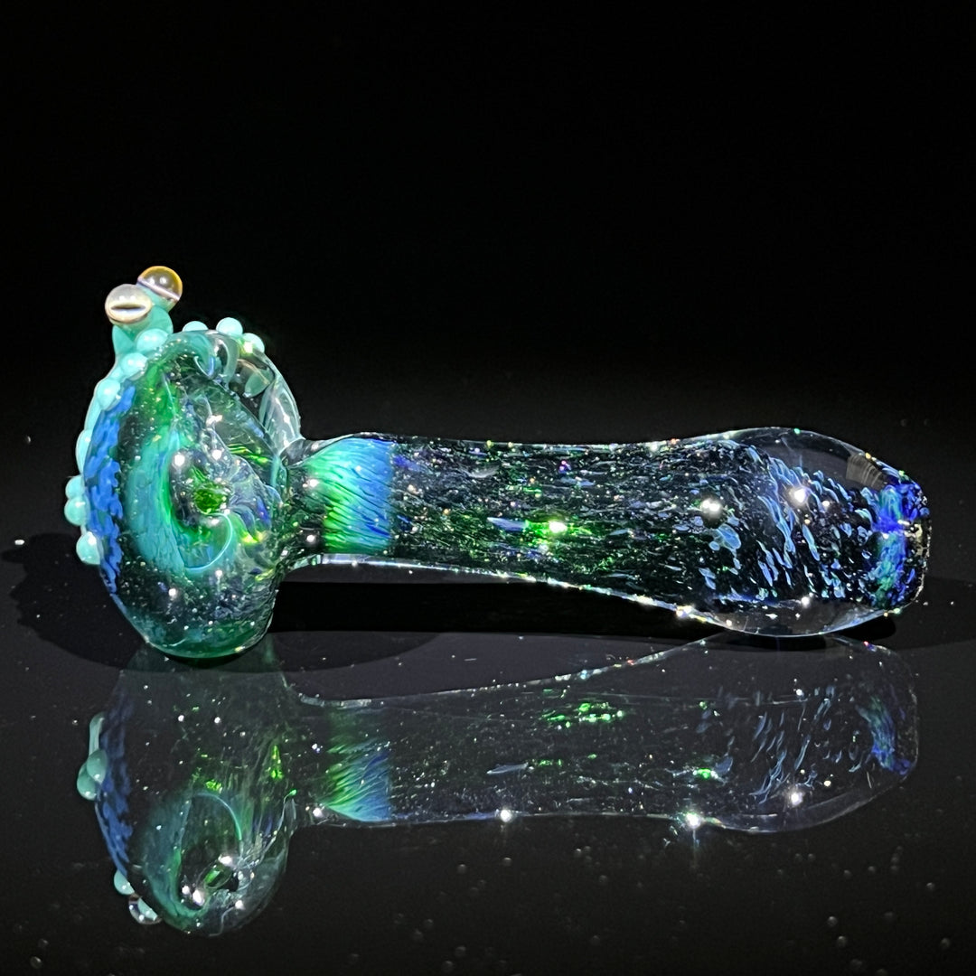 Exp Green Frog Spoon Glass Pipe Beezy Glass   