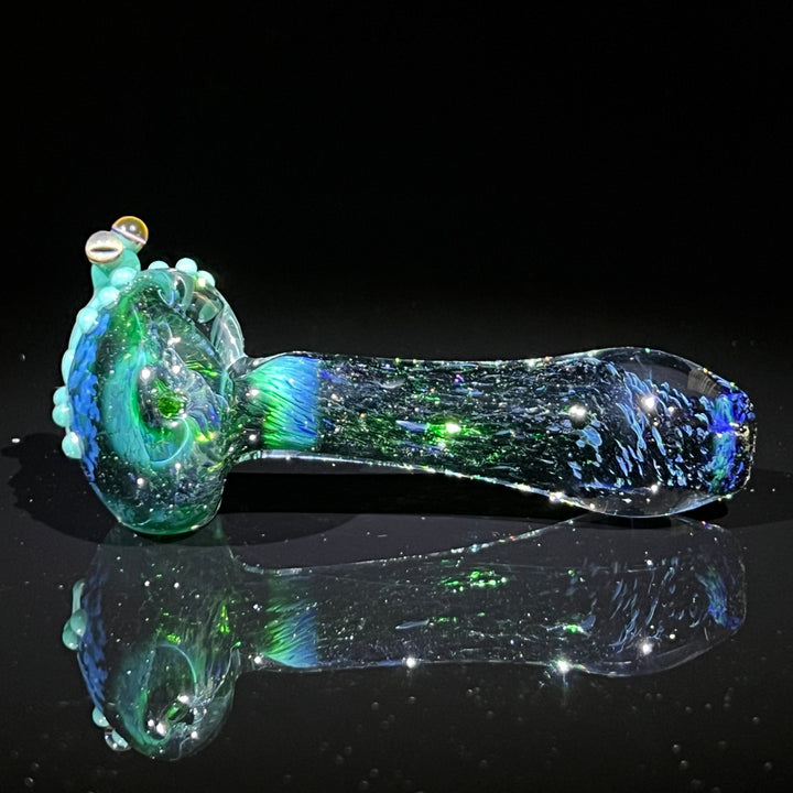 Exp Green Frog Spoon Glass Pipe Beezy Glass   