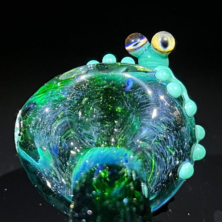 Exp Green Frog Spoon Glass Pipe Beezy Glass   