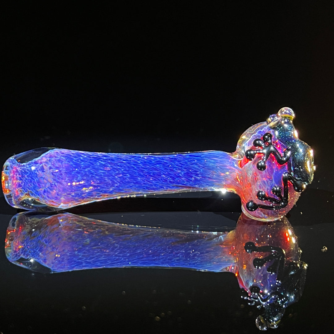 Purple Magic Frog Spoon Glass Pipe Beezy Glass   