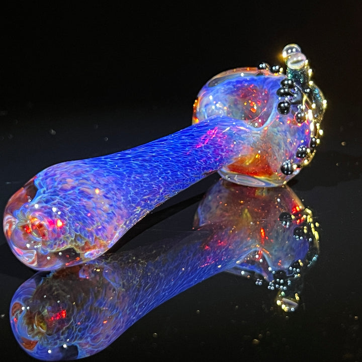 Purple Magic Frog Spoon Glass Pipe Beezy Glass   