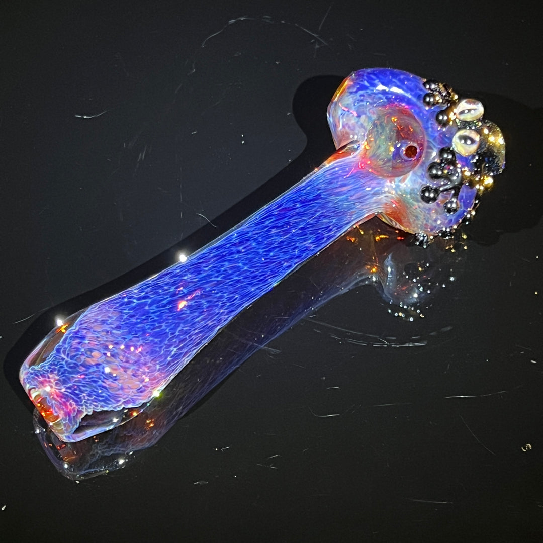 Purple Magic Frog Spoon Glass Pipe Beezy Glass   