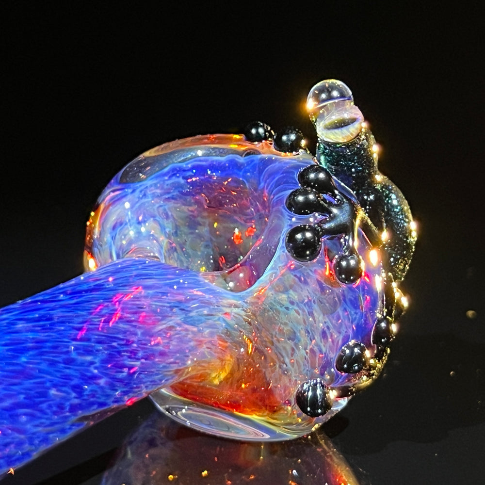 Purple Magic Frog Spoon Glass Pipe Beezy Glass   