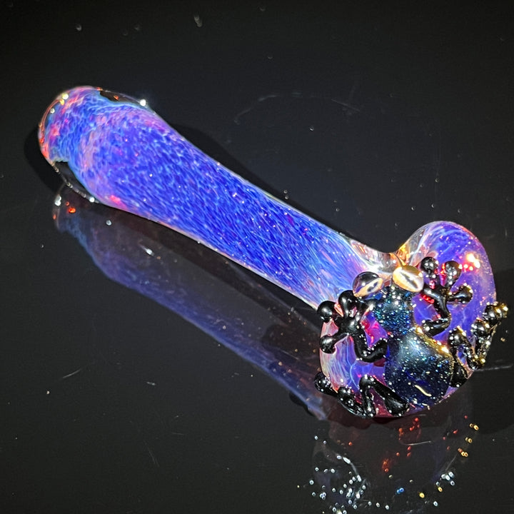 Purple Magic Frog Spoon Glass Pipe Beezy Glass   