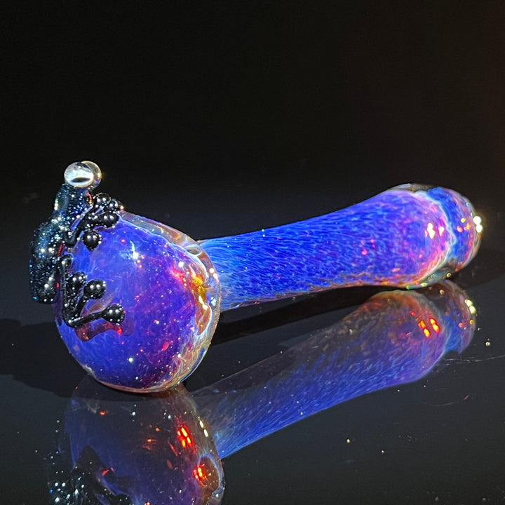 Purple Magic Frog Spoon Glass Pipe Beezy Glass   