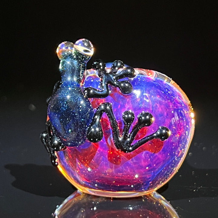 Purple Magic Frog Spoon Glass Pipe Beezy Glass   