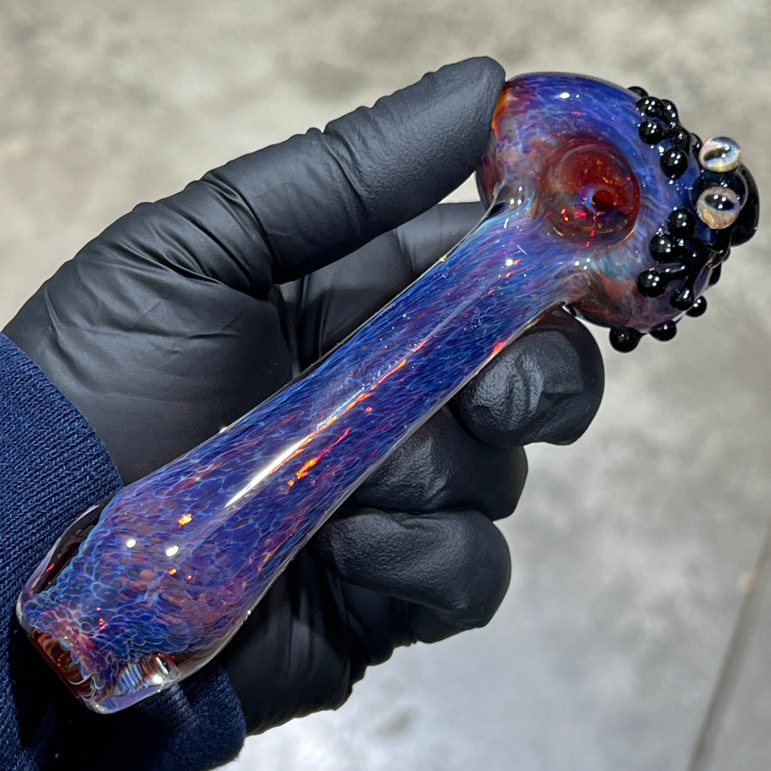 Purple Magic Frog Spoon Glass Pipe Beezy Glass   