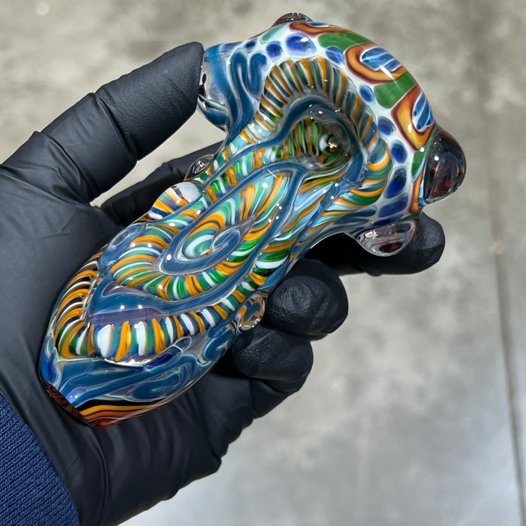 Inside Out Chonker Pipe Glass Pipe Pattymelt Glass   