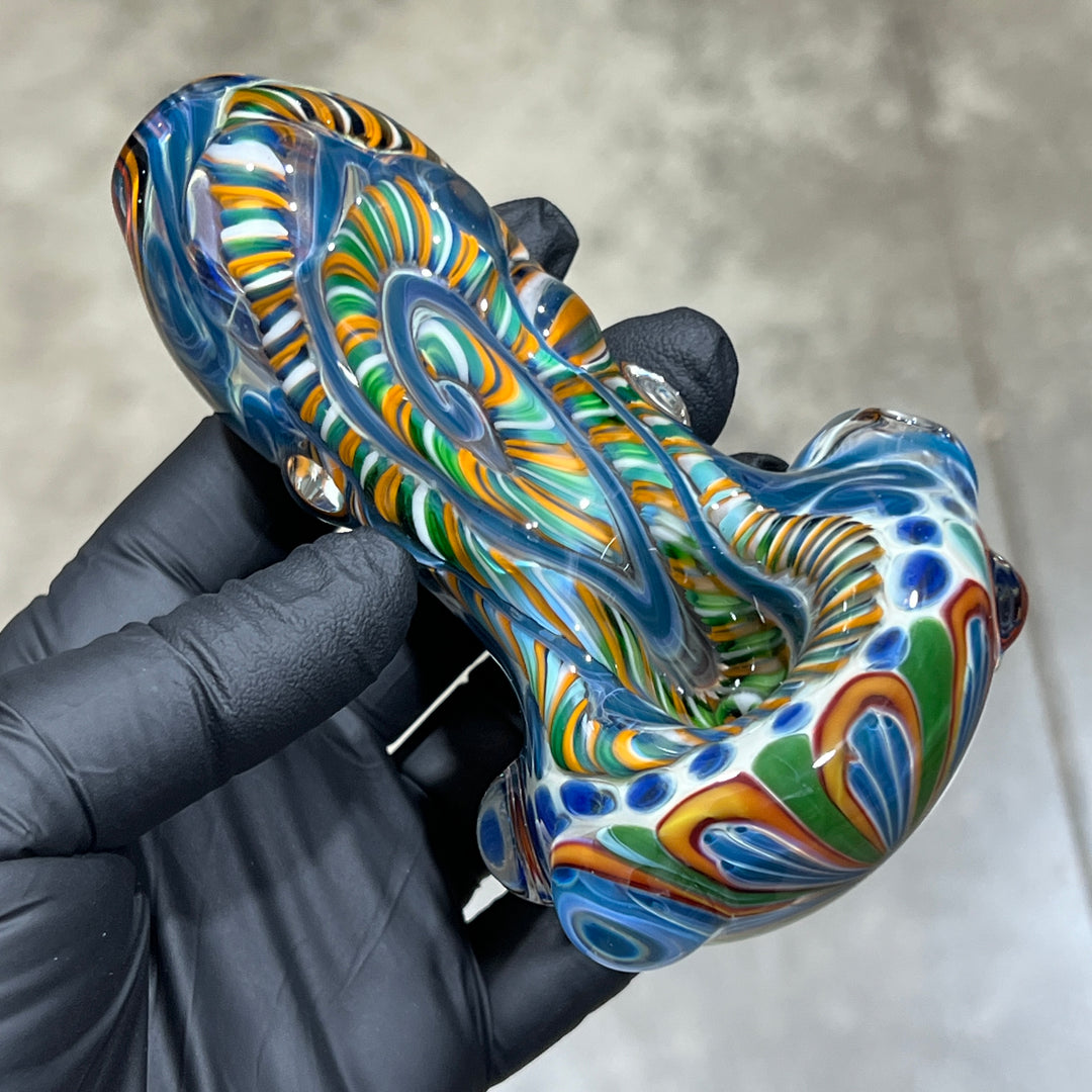 Inside Out Chonker Pipe Glass Pipe Pattymelt Glass   