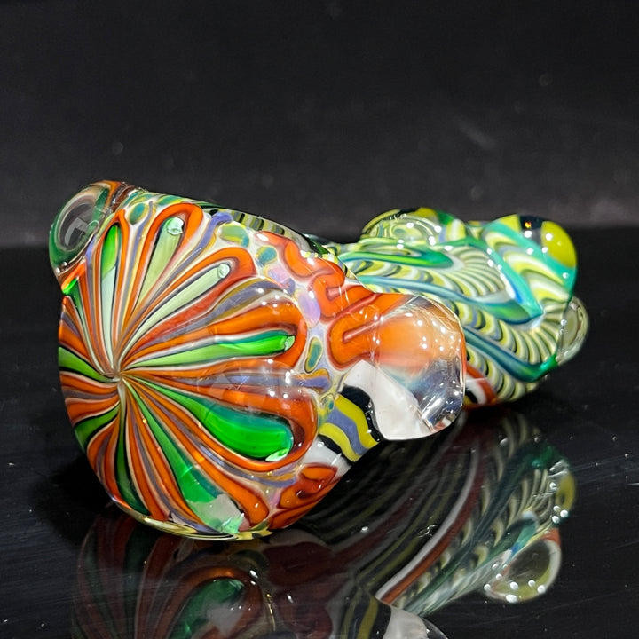 Inside Out Chonker Pipe Glass Pipe Pattymelt Glass   