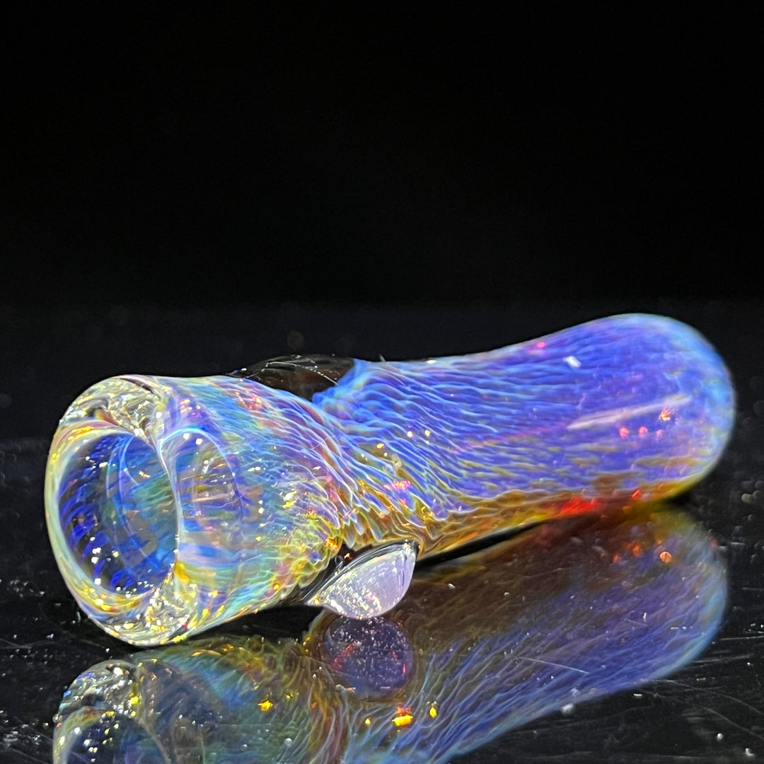 Thick Purple Chillum Glass Pipe Chuck Glass   