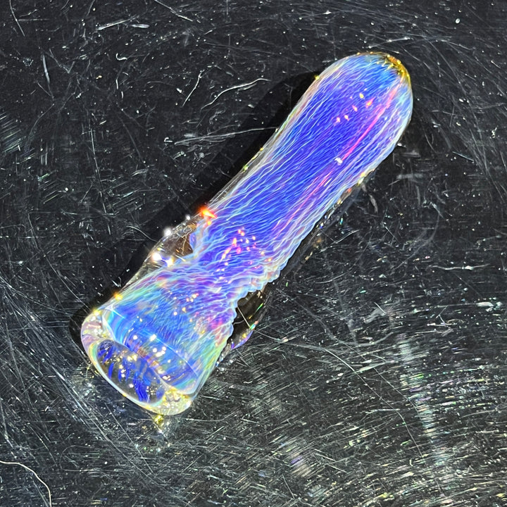 Thick Purple Chillum Glass Pipe Chuck Glass   