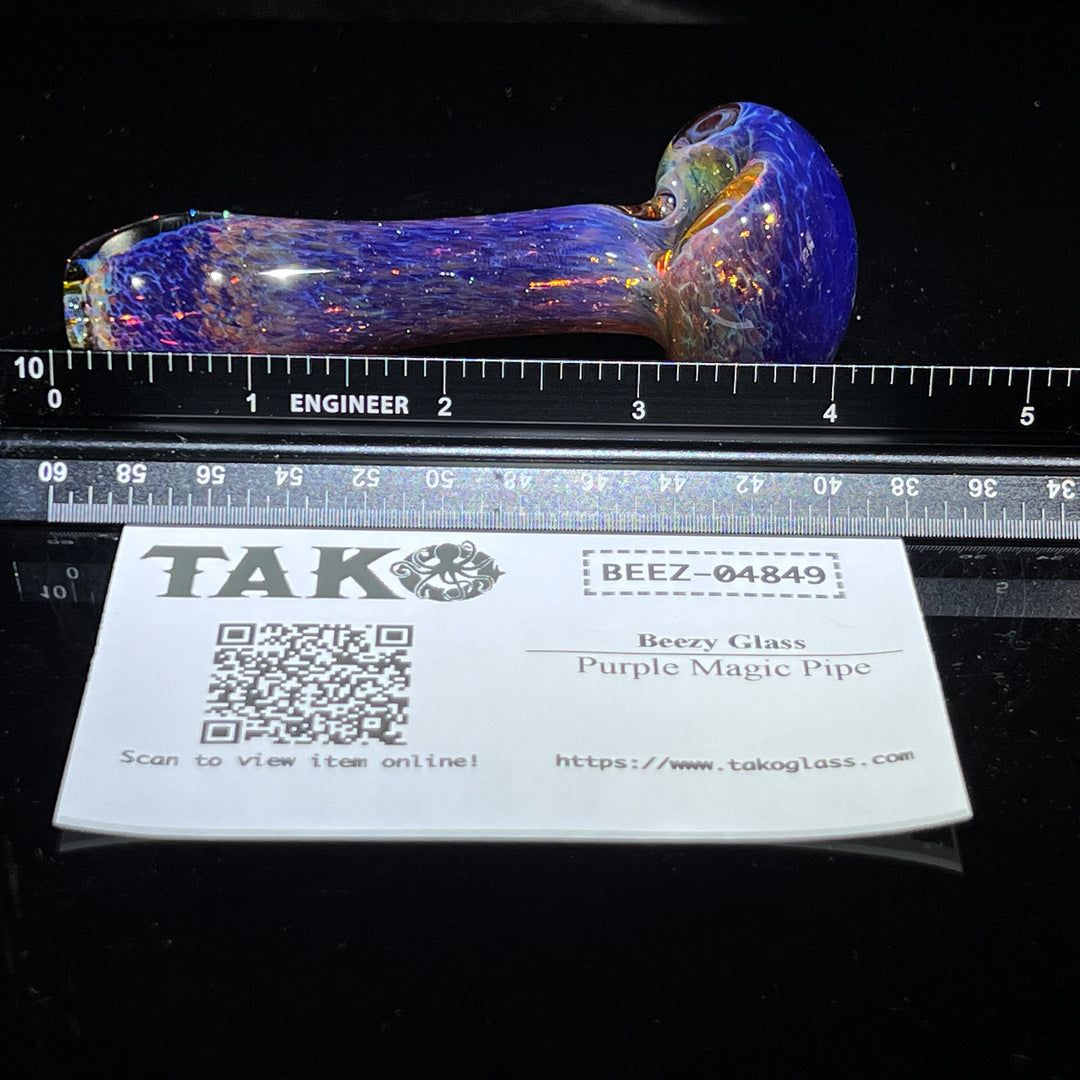 Purple Magic Pipe Glass Pipe Beezy Glass   