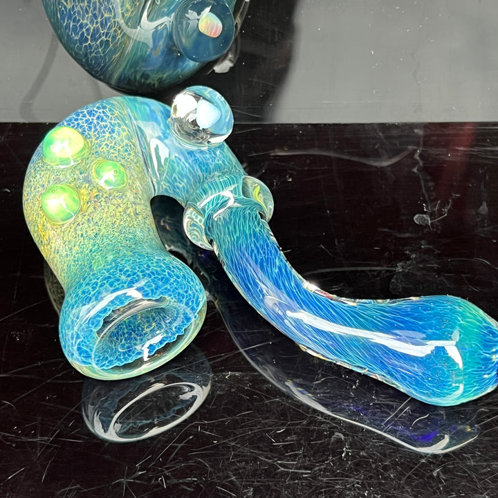 Blue Moon Opal Slime Sherlock Glass Pipe Beezy Glass   