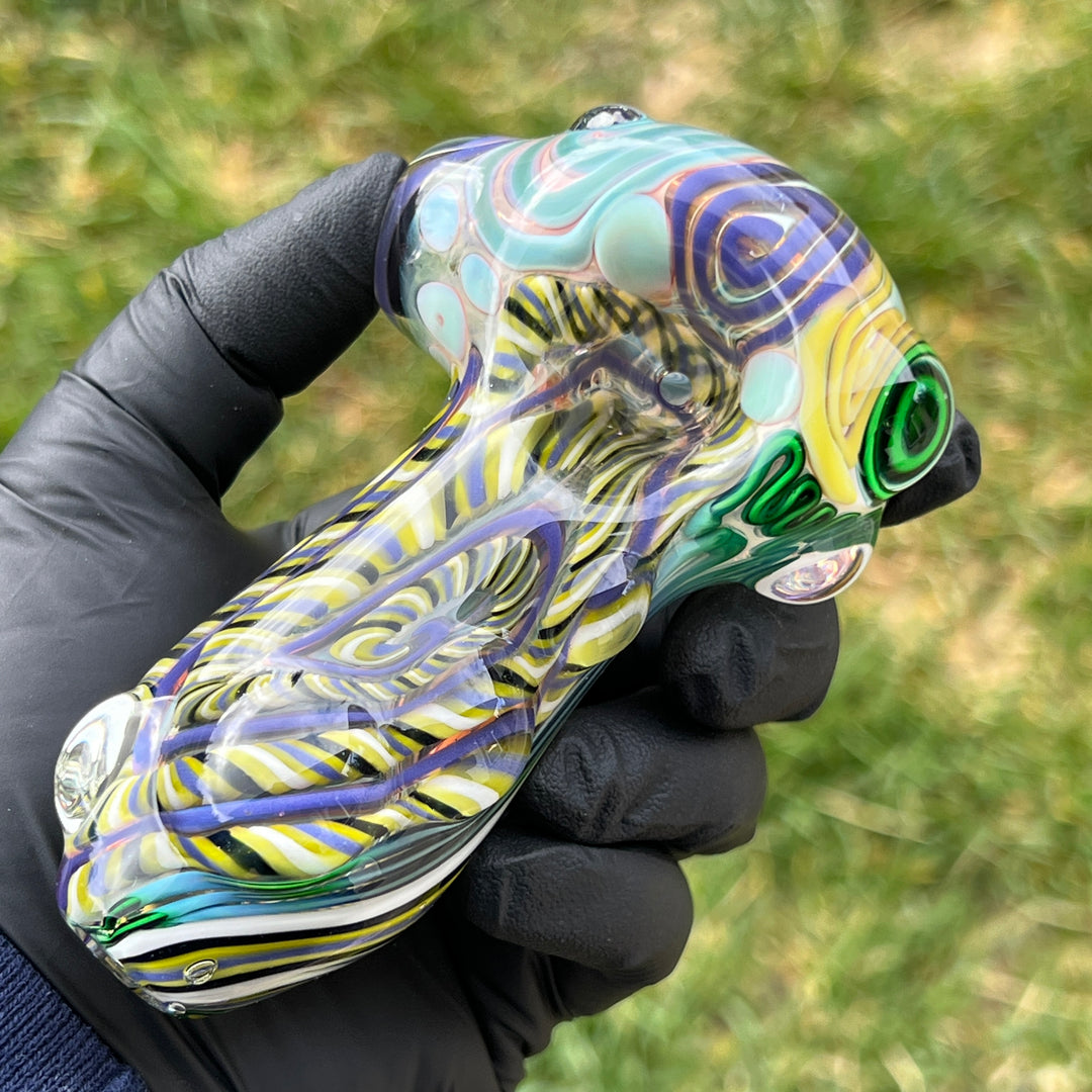 Inside Out Chonker Pipe Glass Pipe Pattymelt Glass   