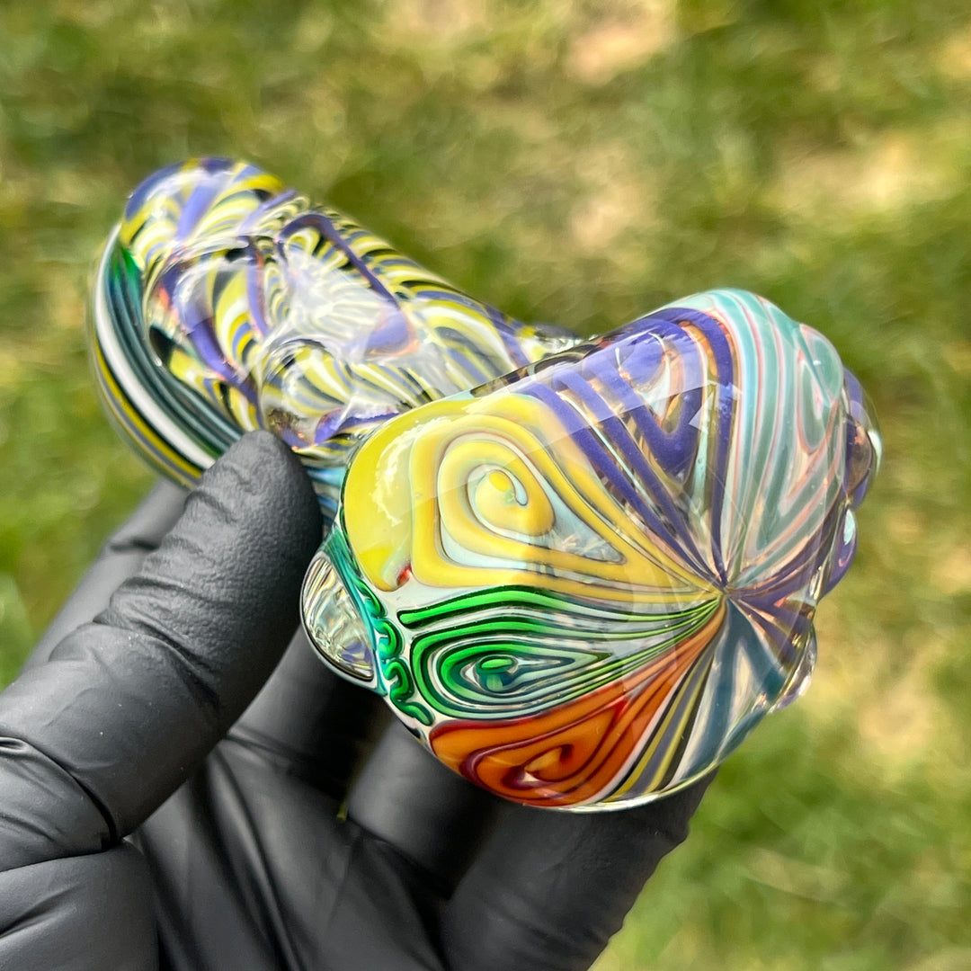 Inside Out Chonker Pipe Glass Pipe Pattymelt Glass   