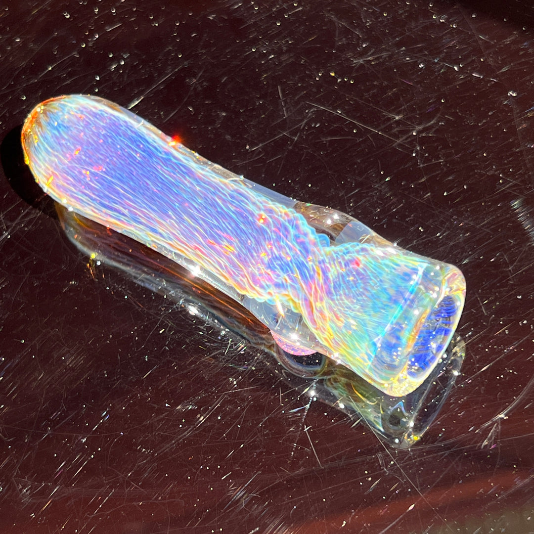 Thick Purple Chillum Glass Pipe Chuck Glass   