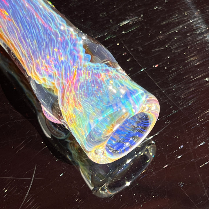 Thick Purple Chillum Glass Pipe Chuck Glass   