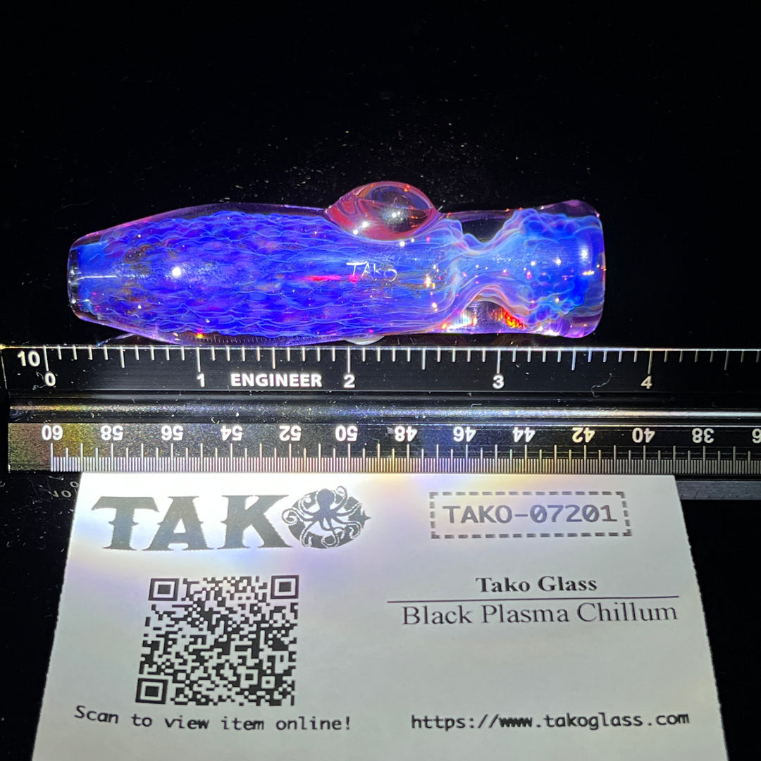 Purple Plasma Chillum Glass Pipe Tako Glass   
