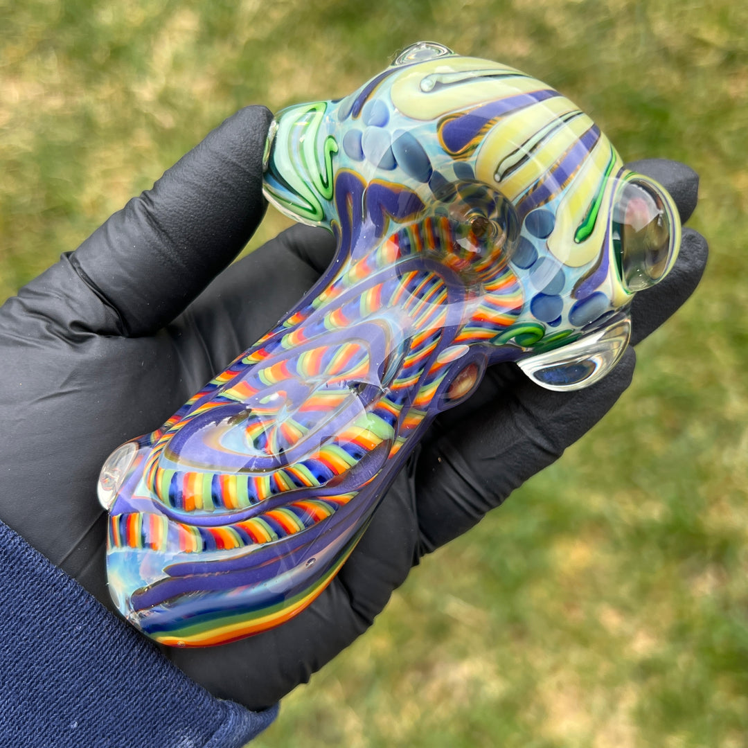 Inside Out Chonker Pipe + Case Combo Glass Pipe Pattymelt Glass   