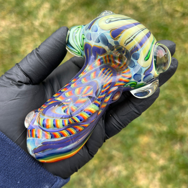 Inside Out Chonker Pipe Glass Pipe Pattymelt Glass   