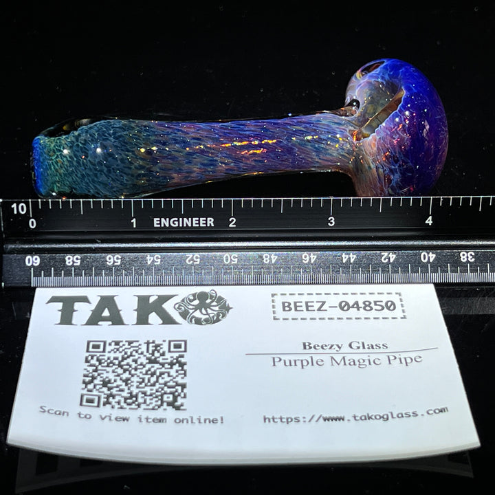 Purple Magic Pipe Glass Pipe Beezy Glass   