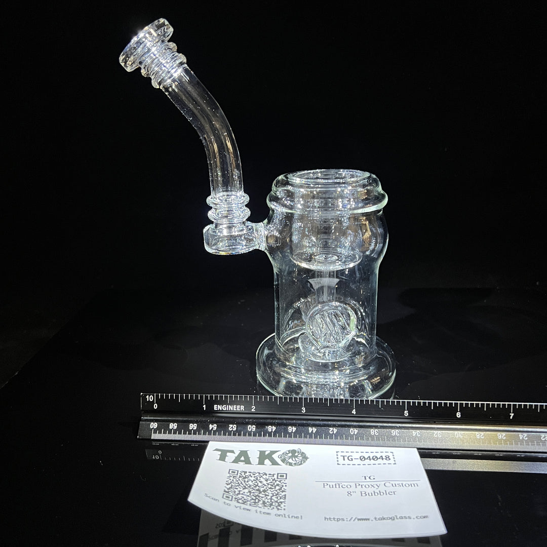 Puffco Proxy Custom 8" Bubbler Glass Pipe TG   