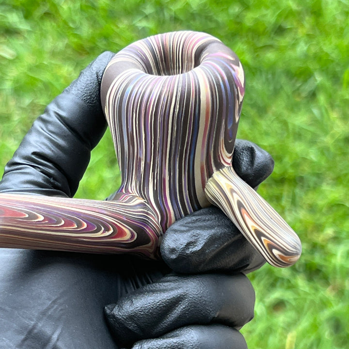Woodgrain Gandalf Pipe Glass Pipe Wazoo Glass   