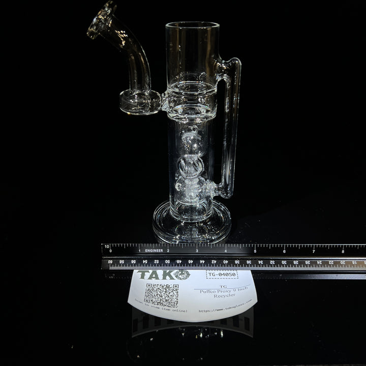 Puffco Proxy 9 Inch Recycler Glass Pipe TG   