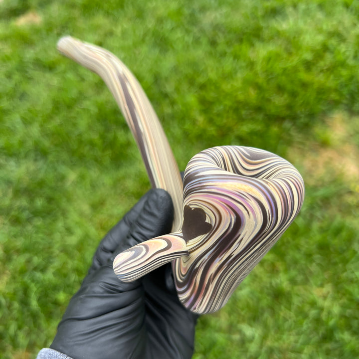 Woodgrain Gandalf Pipe Glass Pipe Wazoo Glass   