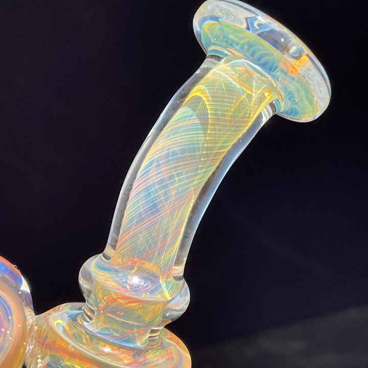 Honeycomb Sherlock Glass Pipe STF Glass   