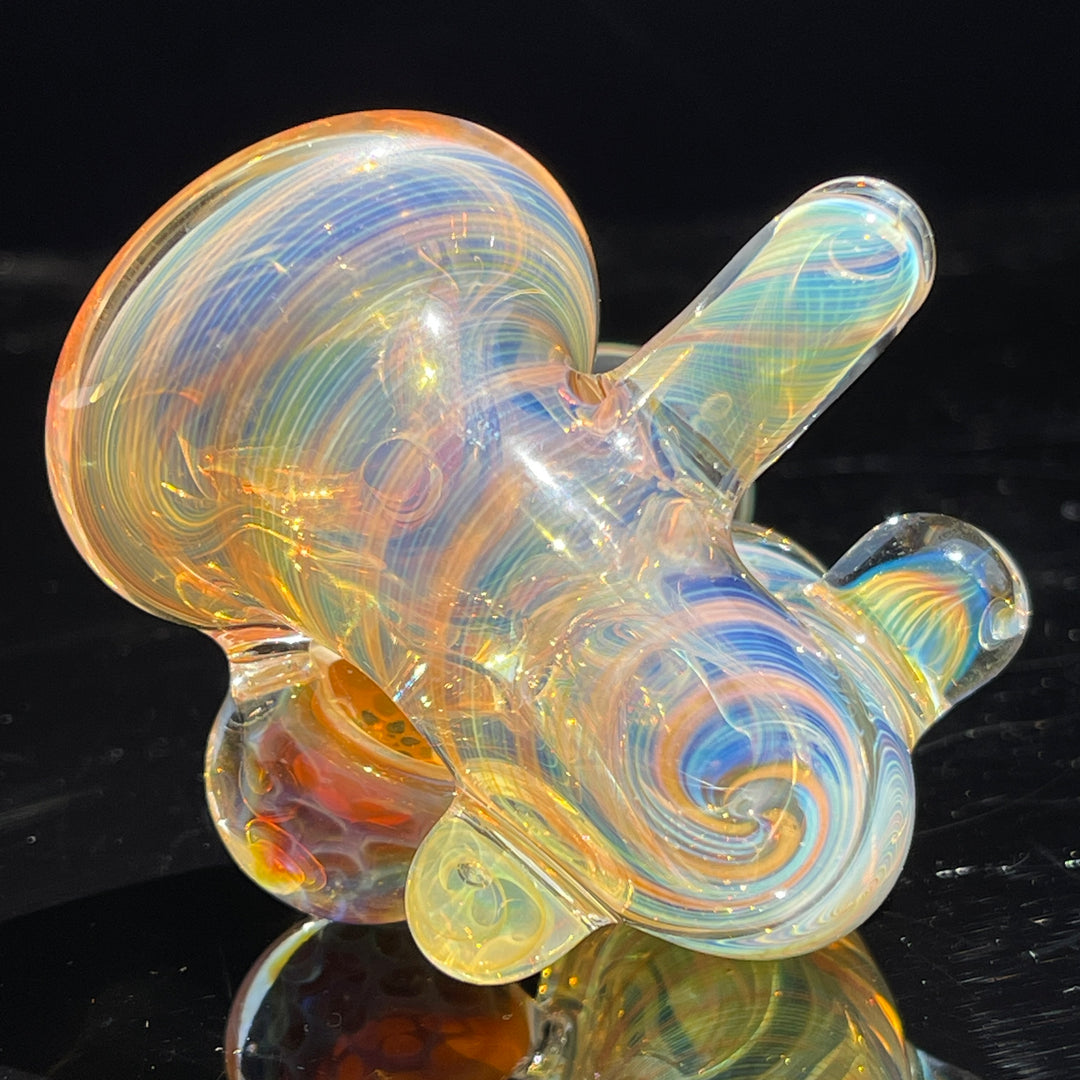 Honeycomb Sherlock Glass Pipe STF Glass   