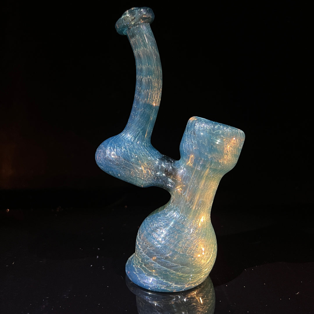 Unobtanium Bubbler with Black Carb Glass Pipe Cose Glass   