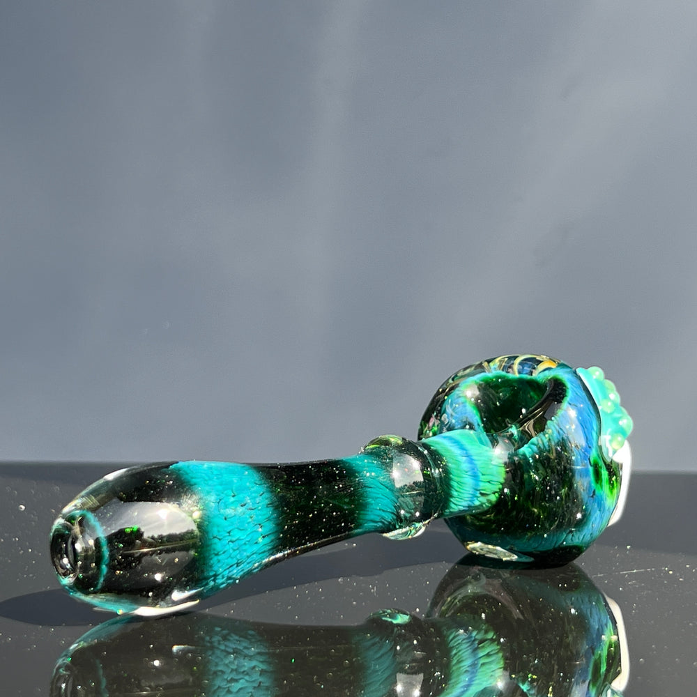 Exp Green Mushy Pipe Glass Pipe Beezy Glass