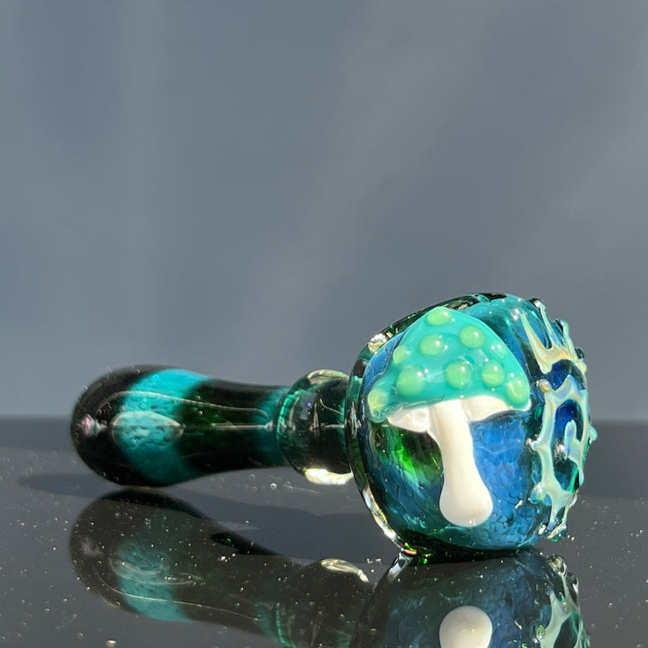 Exp Green Mushy Pipe Glass Pipe Beezy Glass