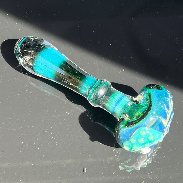 Exp Green Mushy Pipe Glass Pipe Beezy Glass