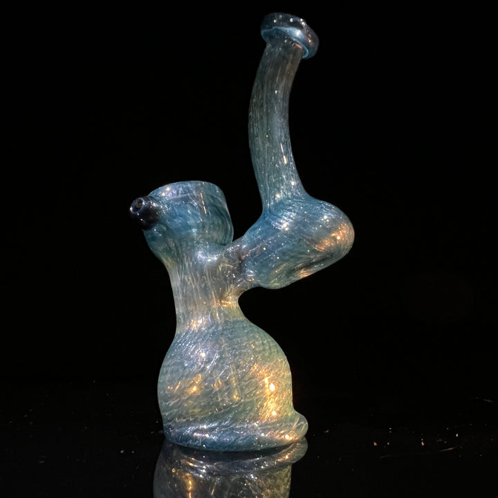 Unobtanium Bubbler with Black Carb Glass Pipe Cose Glass   