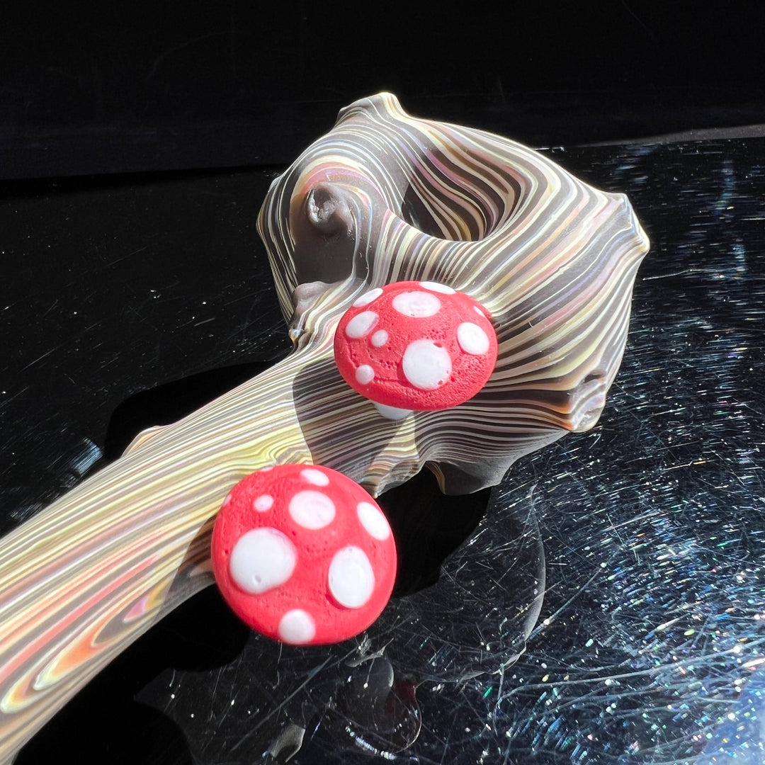 Woodgrain Mushroom Gandalf Pipe Glass Pipe Wazoo Glass   