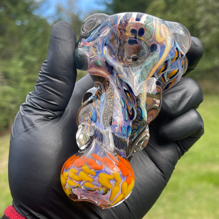 Molten Thick and Twisted Pipe Glass Pipe Molten Imagination   