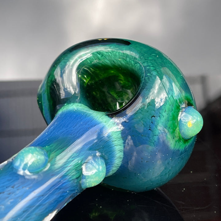 Thick Exp Green Pipe Glass Pipe Chuck Glass   