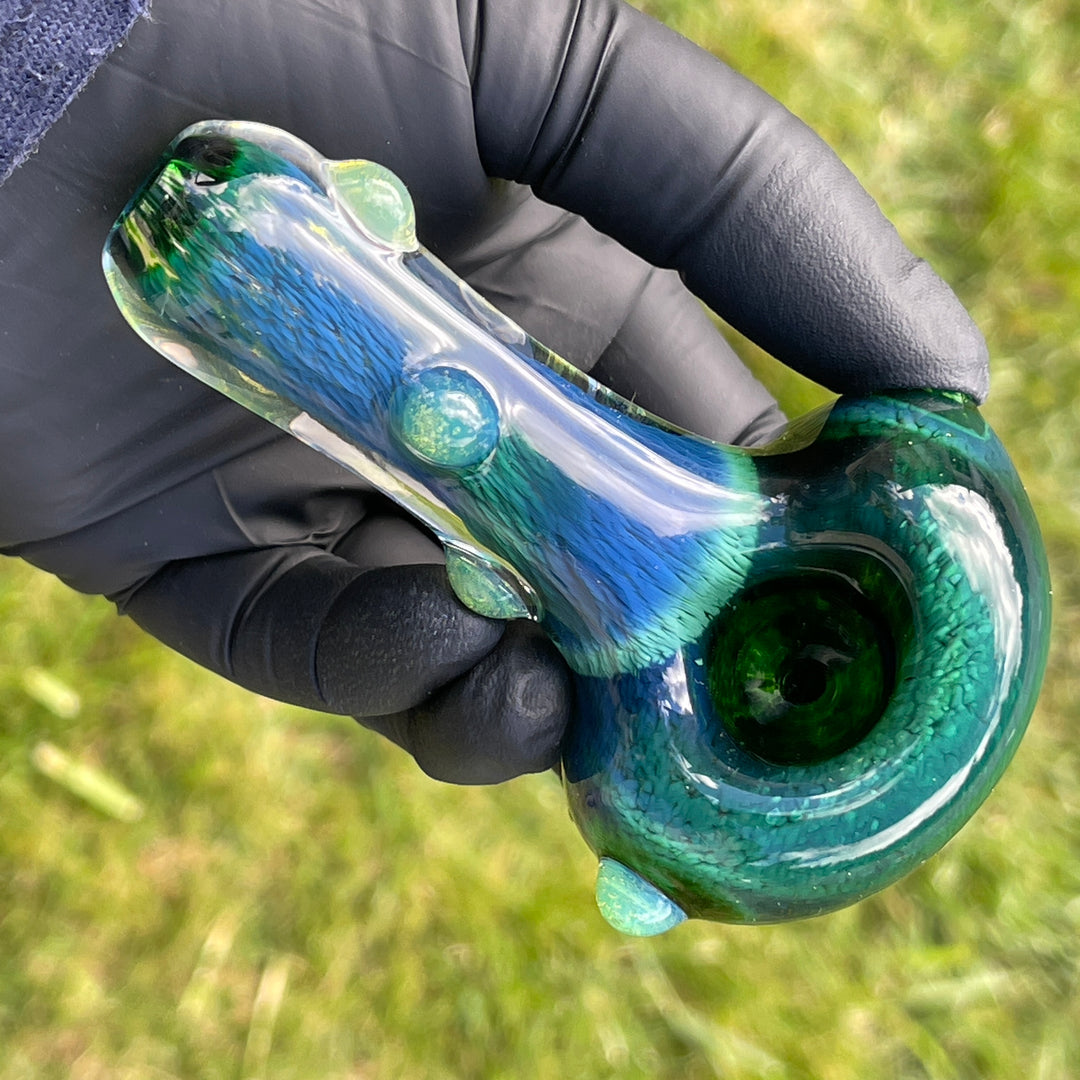 Thick Exp Green Pipe Glass Pipe Chuck Glass   