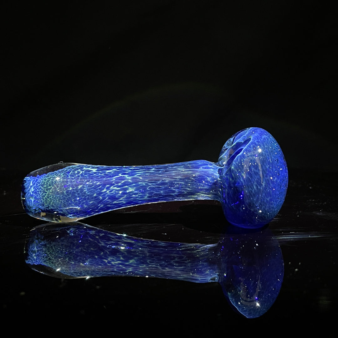 Blue Sea Sparkle Pipe Glass Pipe Beezy Glass   