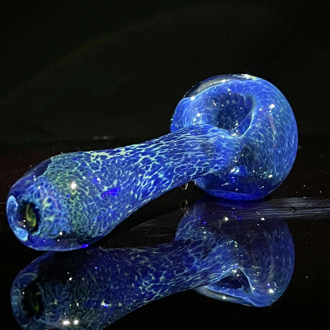 Blue Sea Sparkle Pipe Glass Pipe Beezy Glass   