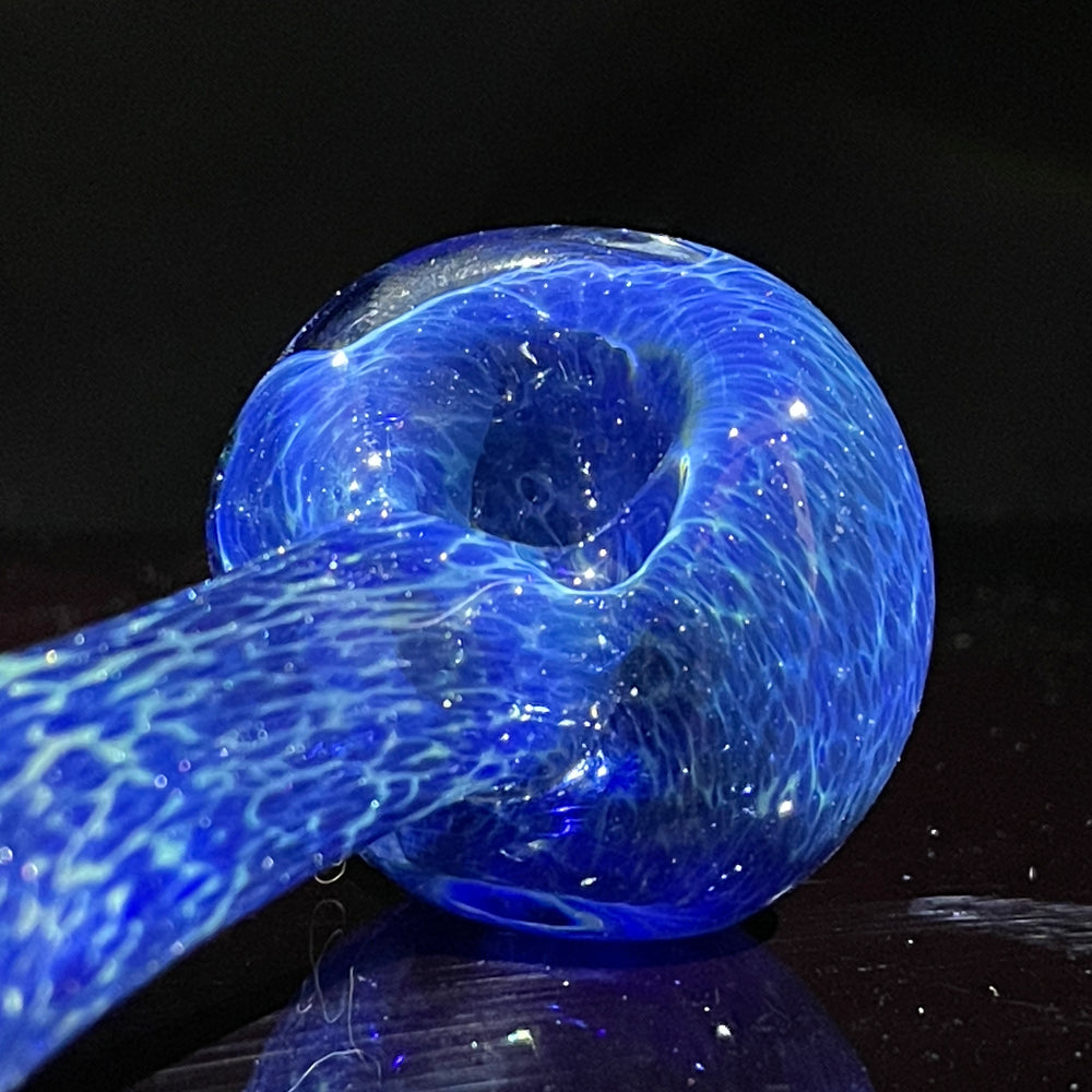 Blue Sea Sparkle Pipe Glass Pipe Beezy Glass   