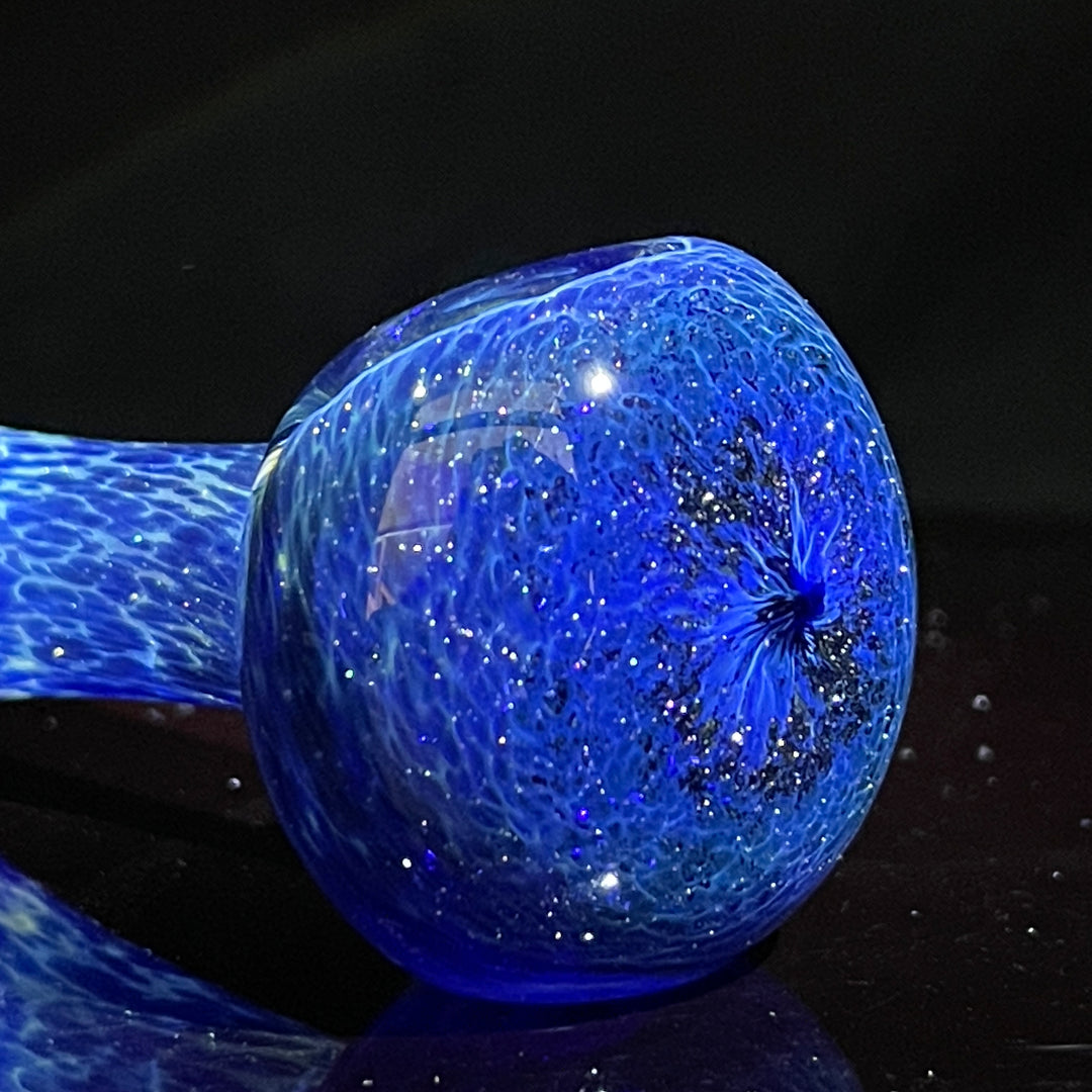 Blue Sea Sparkle Pipe Glass Pipe Beezy Glass   