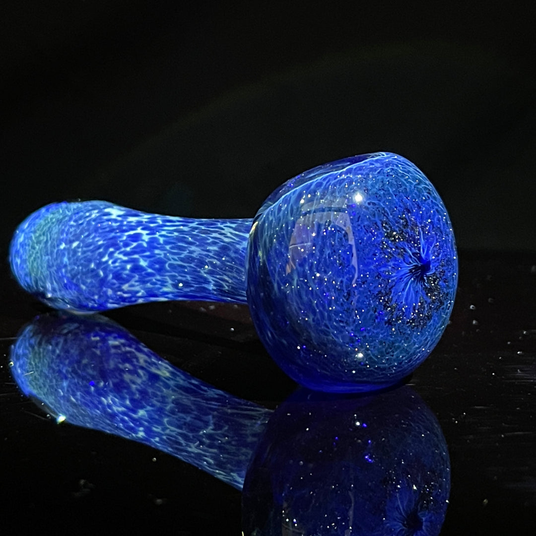 Blue Sea Sparkle Pipe Glass Pipe Beezy Glass   