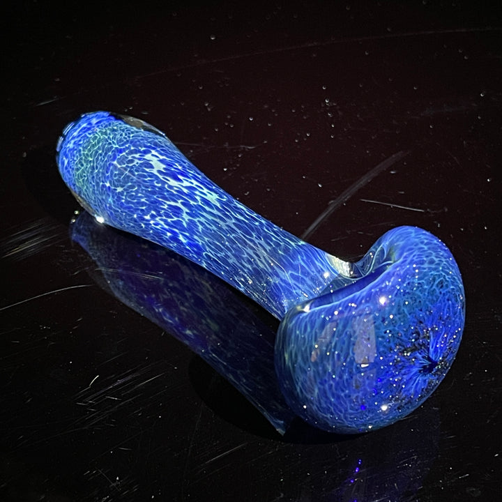 Blue Sea Sparkle Pipe Glass Pipe Beezy Glass   