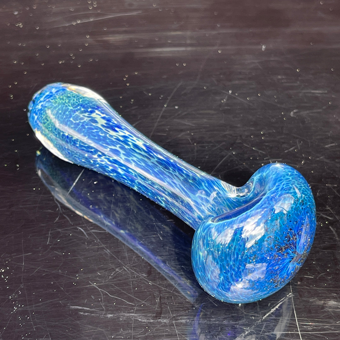 Blue Sea Sparkle Pipe Glass Pipe Beezy Glass   