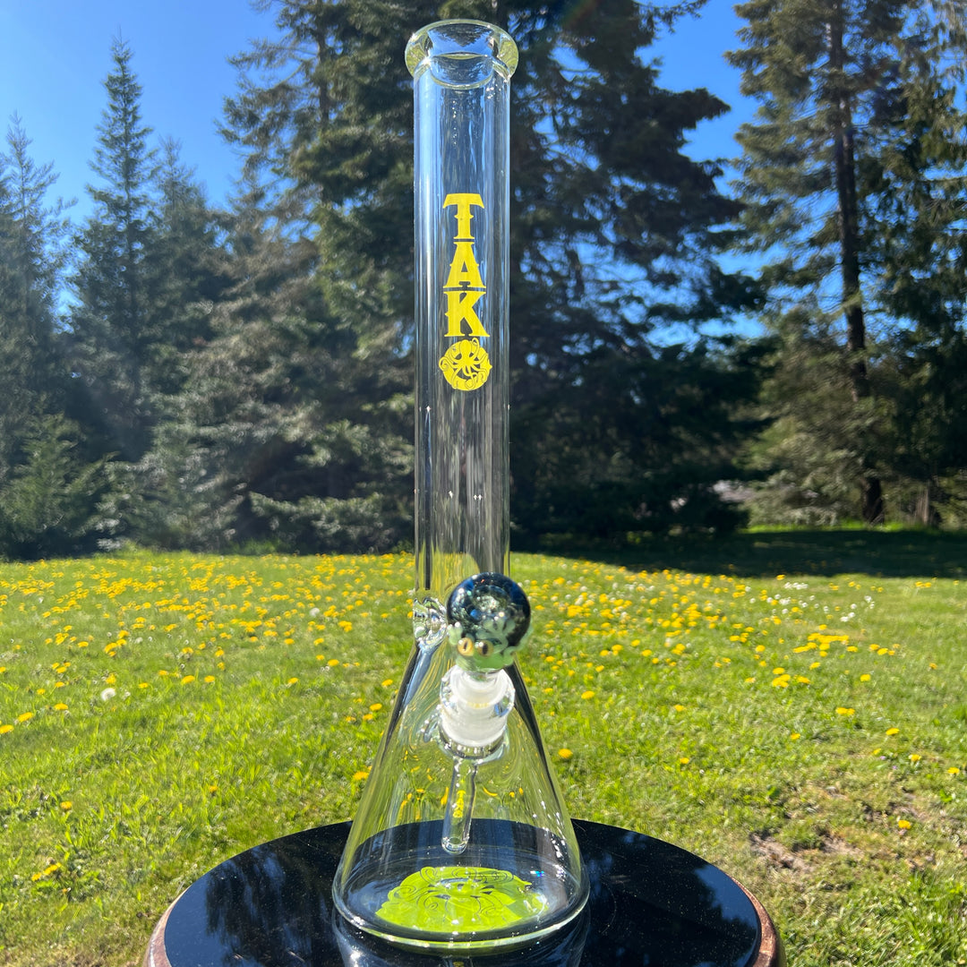 9 mm TAKO Deluxe Frog Beaker Bong 18" Glass Pipe Tako Glass   